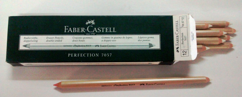 Faber-Castell 185712 Double Ended Perfection Eraser Pencil 