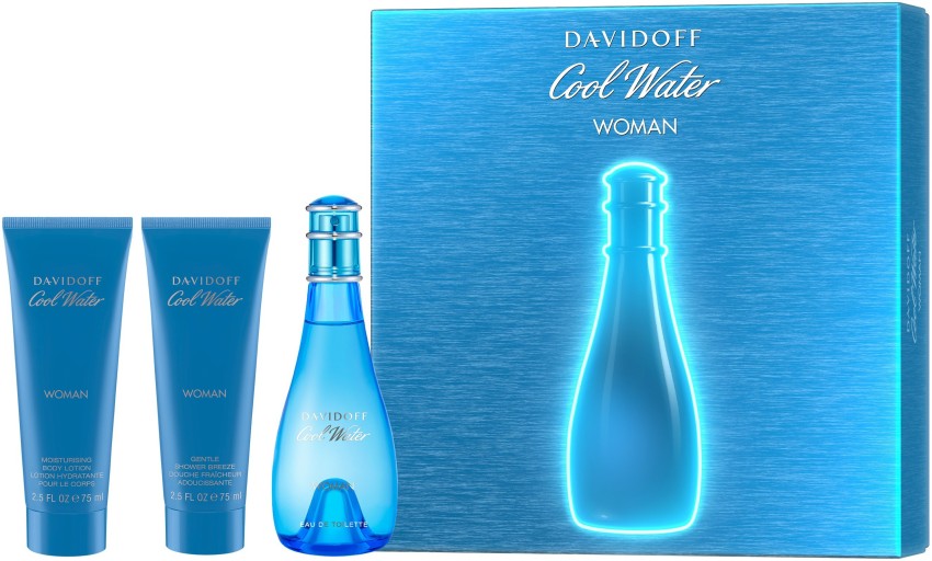 Davidoff COOL WATER WOMAN Eau de Toilette Gift Set Combo Set