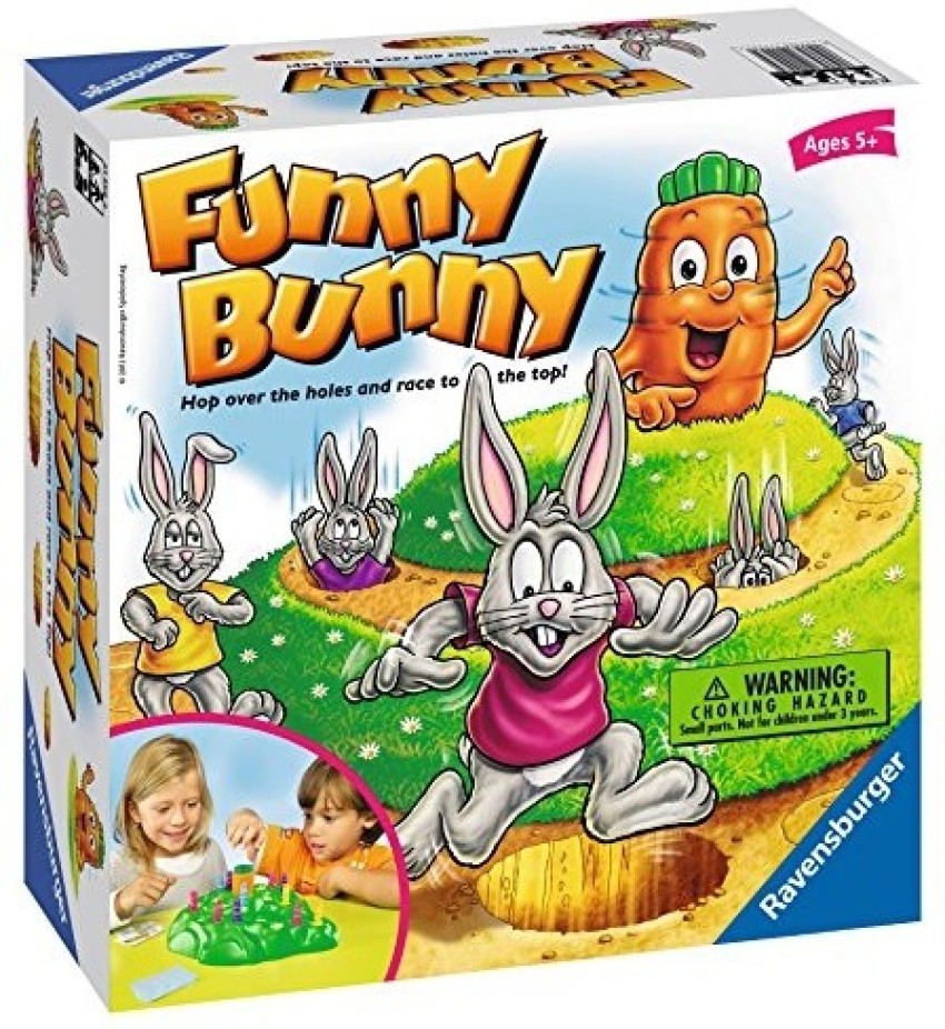 RAVENSBURGER Funny Bunny Childrens Game Party & Fun Games Board Game -  Funny Bunny Childrens Game . shop for RAVENSBURGER products in India. |  Flipkart.com