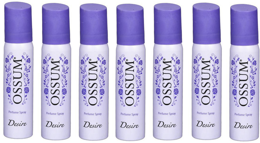 OSSUM Desire Mobile Pack Deo 25ml Each Pack of 7 Deodorant Spray