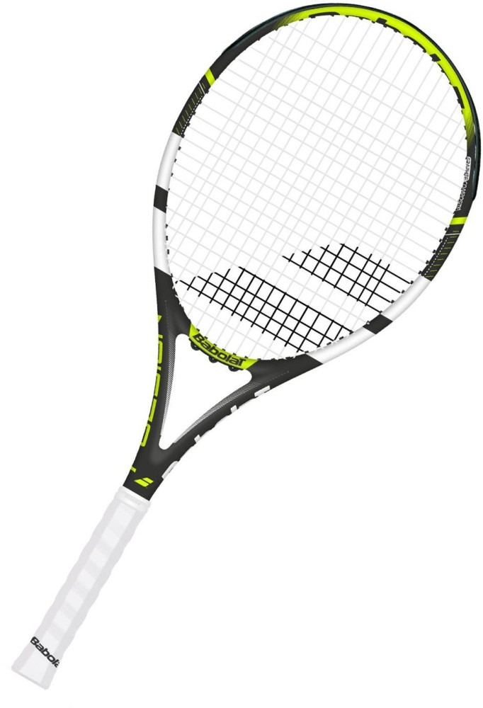 BABOLAT PULSION PRO GRIP 2 Black Yellow Strung Tennis Racquet