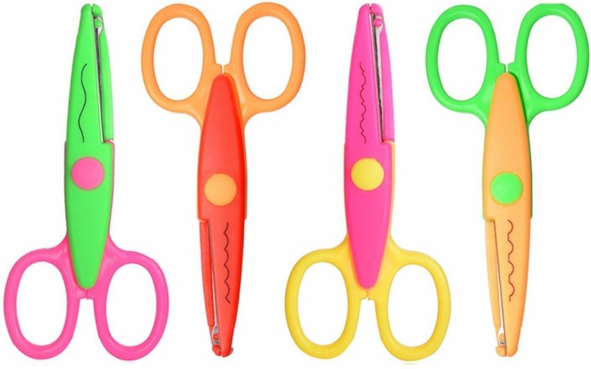 Childrens Pinking Scissor Zig Zag Cut Craft Scissors Kids Scissors Kids  Craft Decorative Border Paper Cutting 