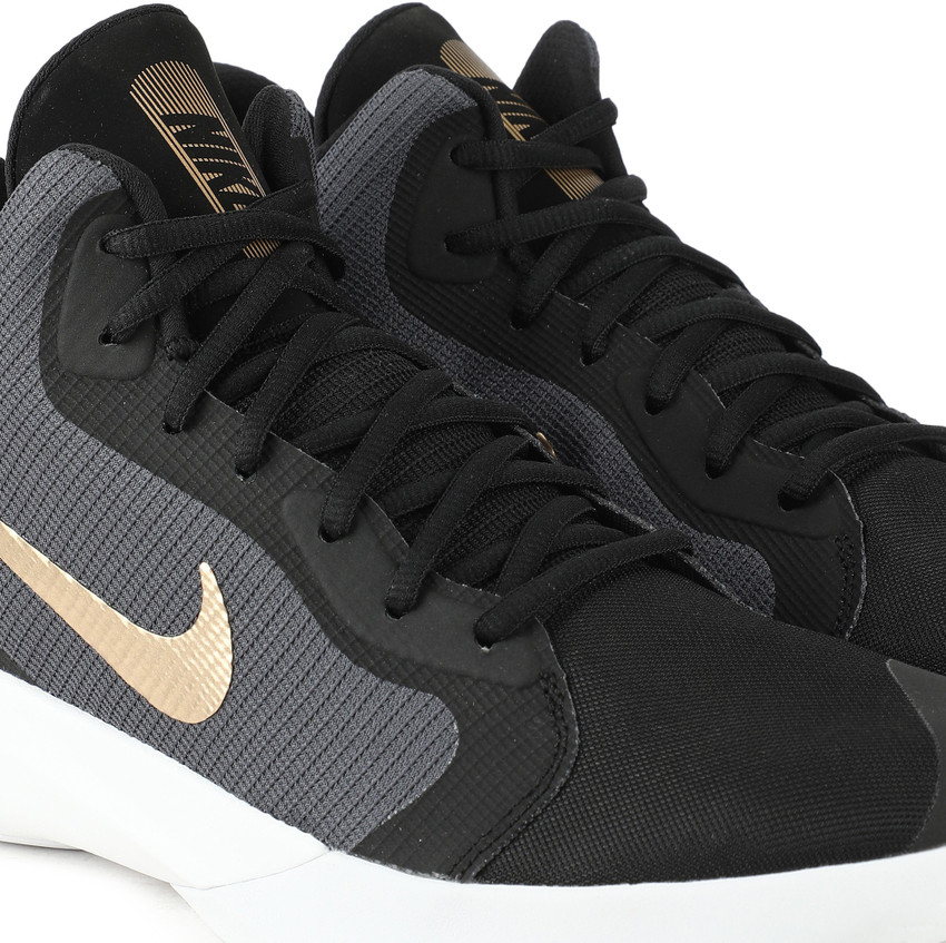 Nike precision iii metallic sales gold
