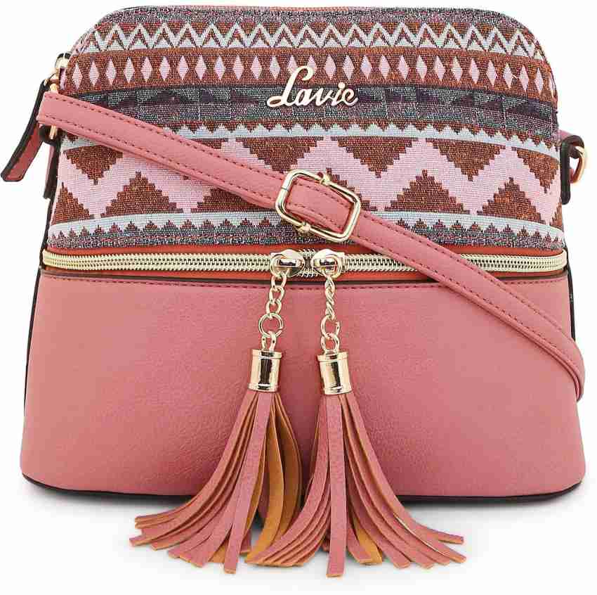 lavie pink sling bag