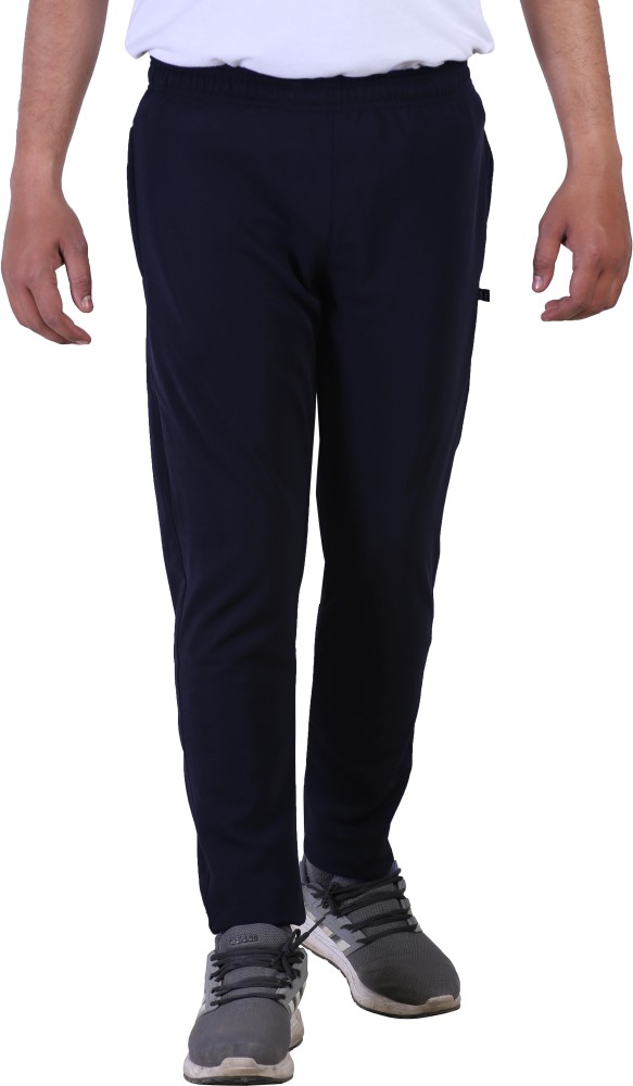 Buy Women Navy Blue Slim Fit Trouser Online in India - Monte Carlo