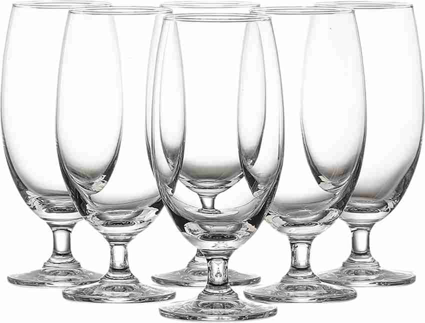 Water goblet deals glass