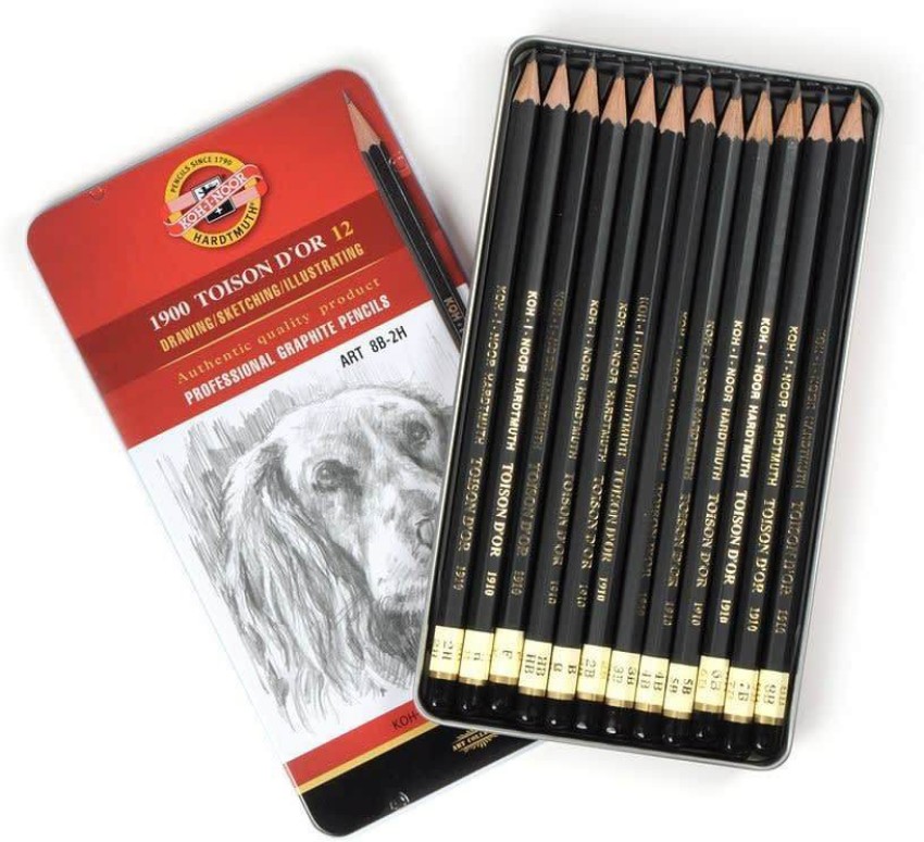 Koh-I-Noor Toison D'or Graphite Pencils 8H