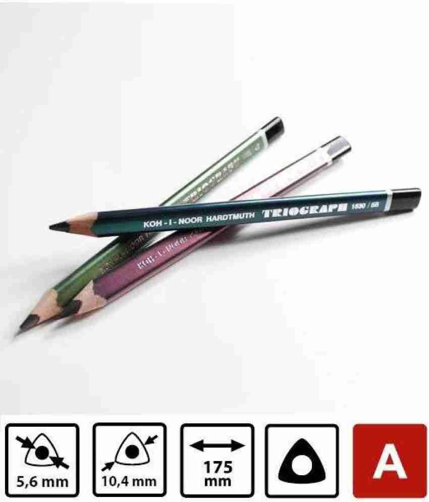 Triograph Three-Sided Pencil 2B (pack of 12)