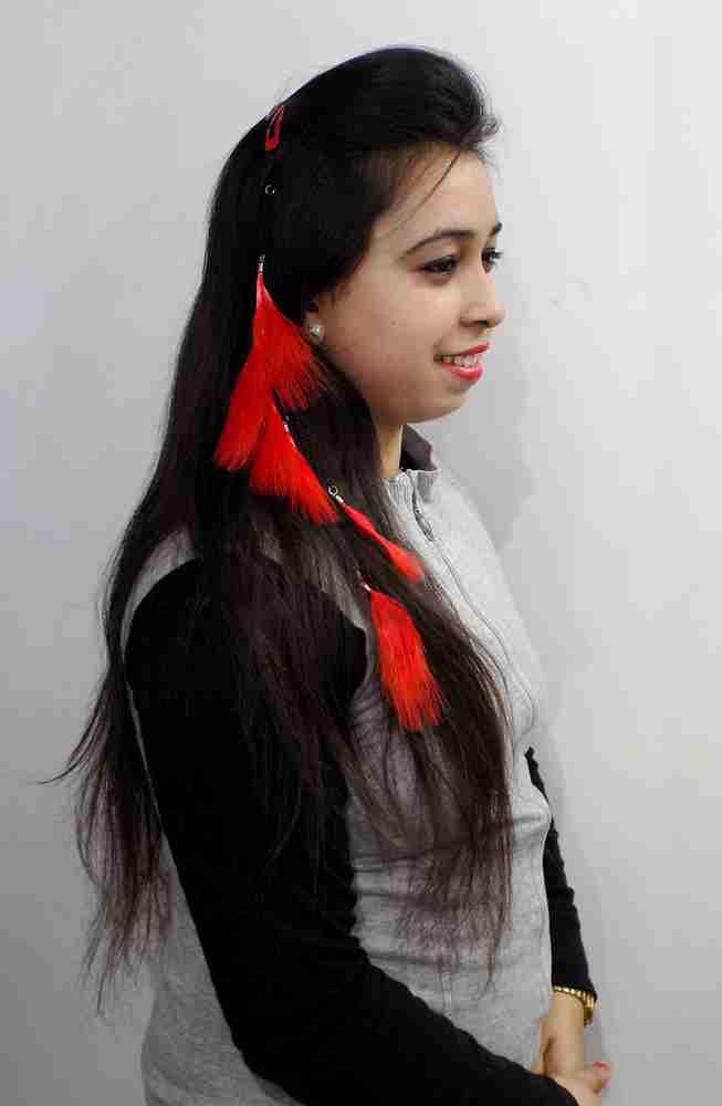 glan Feather Clip Extensions Styling Accessories For Girls And