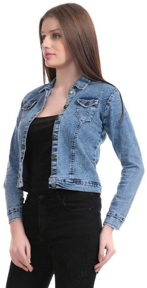 Denim jacket women store flipkart