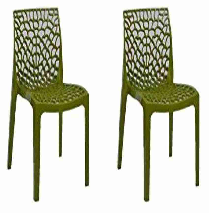 Green plastic garden chairs b and q sale