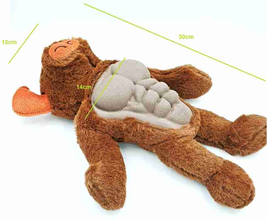 BASIL Squeaky Moose Toy BST17013 Microfibre Plush Toy