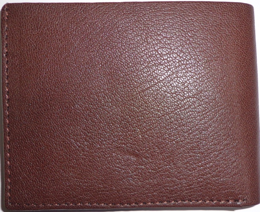 LP LOUIS PHILIPPE Men Casual Brown Genuine Leather Wallet Brown