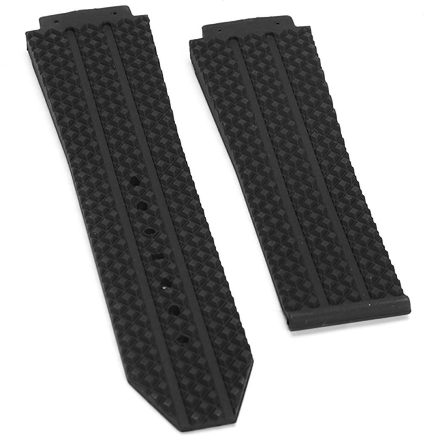 24MM RUBBER WATCH BAND STRAP FOR 44-45MM HUBLOT H BIG BANG WATCH