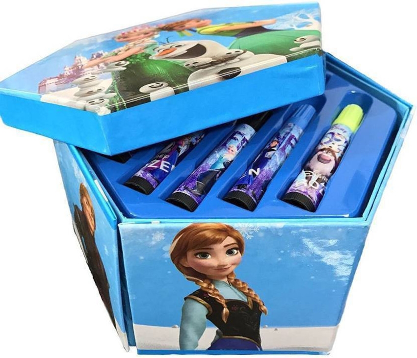 KENZAI Complete Coloring Box Set 46 colors 004 Blue Barbie Doll