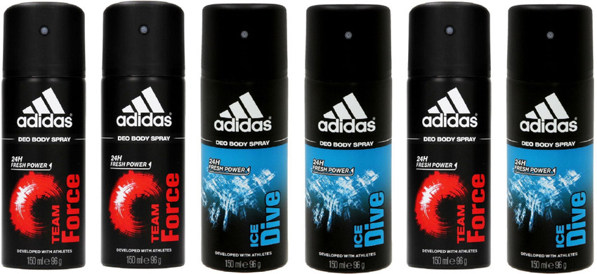Adidas deo body hotsell spray team force