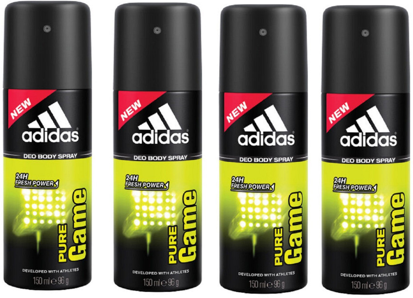 ADIDAS Pure Game Deodorant Body Spray 150ML Each Deodorant Spray