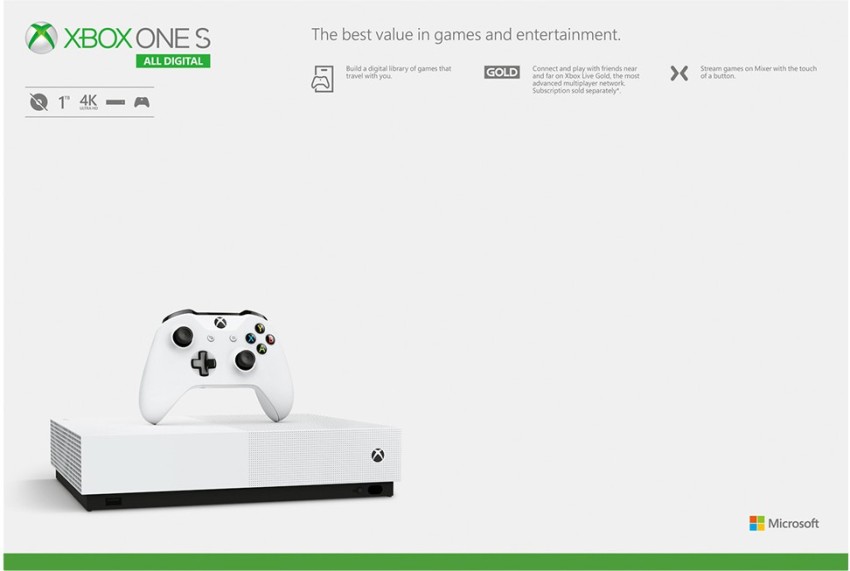 Xbox one s 2024 all digital offline