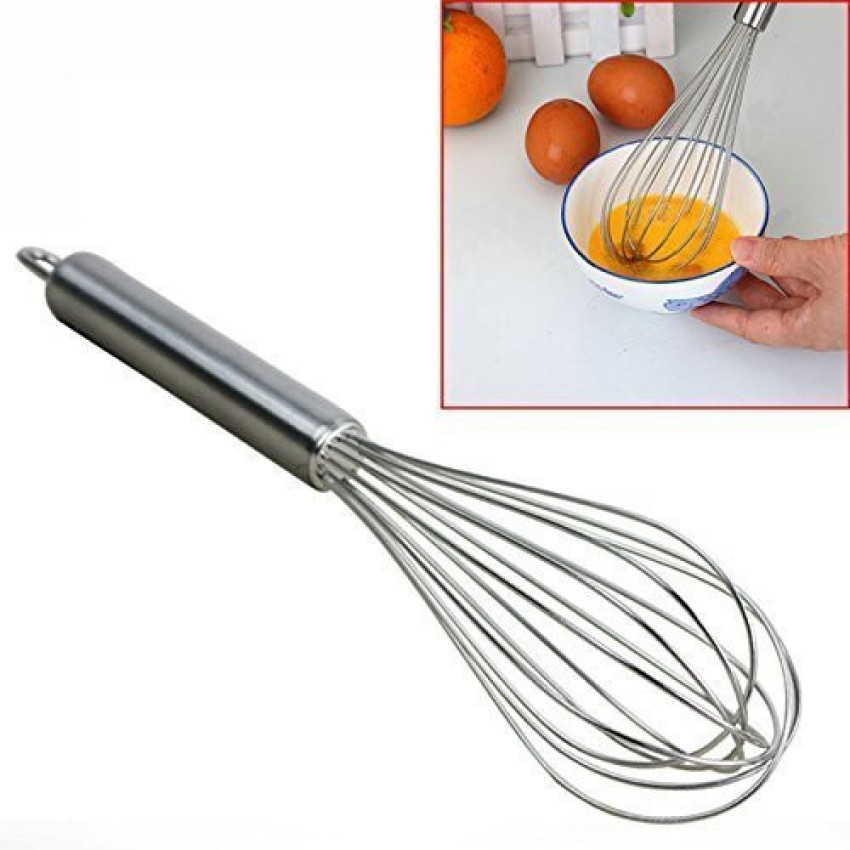 Kitchen Baking Tools Egg Milk Coffee Beater Silicone Hand Whisk