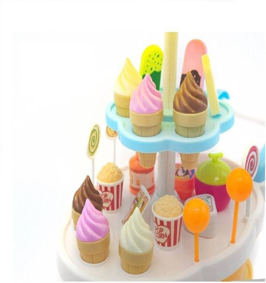 Ice cream parlour toy set top