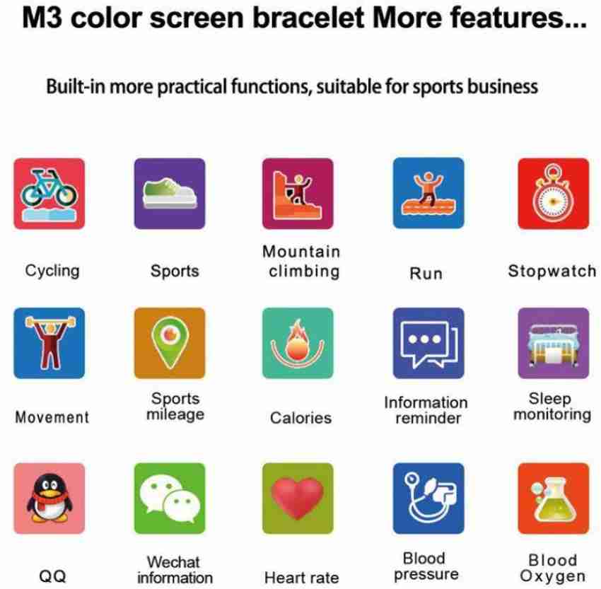 CASVO M3 Water Proof Smart Fitness Band Price in India Buy CASVO