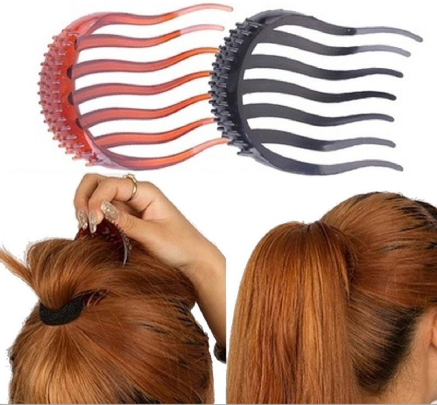 Rapunzel Stylish Set of 2 Volume Inserts Hair Clip Bumpits Bouffant Ponytail Hair Accessory Set Price in India Buy Rapunzel Stylish Set of 2 Volume Inserts Hair Clip Bumpits Bouffant Ponytail