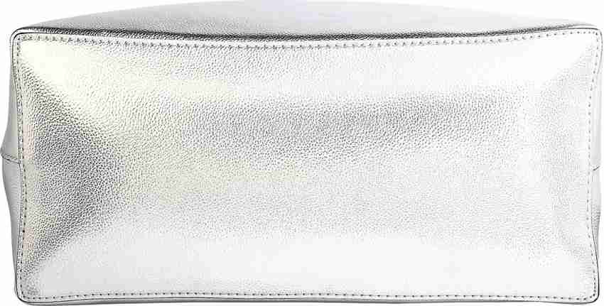 Guess silver clutch on sale bag