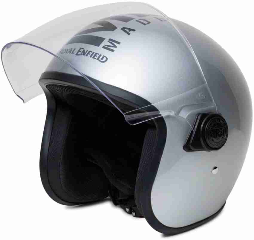 ROYAL ENFIELD OP MLG V GLOSS SILVER XL 600MM Motorbike Helmet