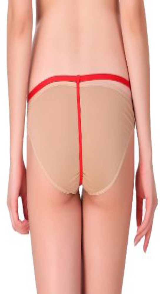 Buy online Blue Solid Thongs from lingerie for Women by Bleeding Heart for  ₹227 at 24% off