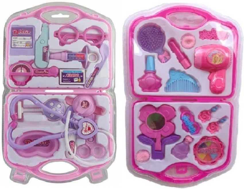 kuku Combo Collection Doctor Play Set And Fashion Beauty Play Set For Your Kids
