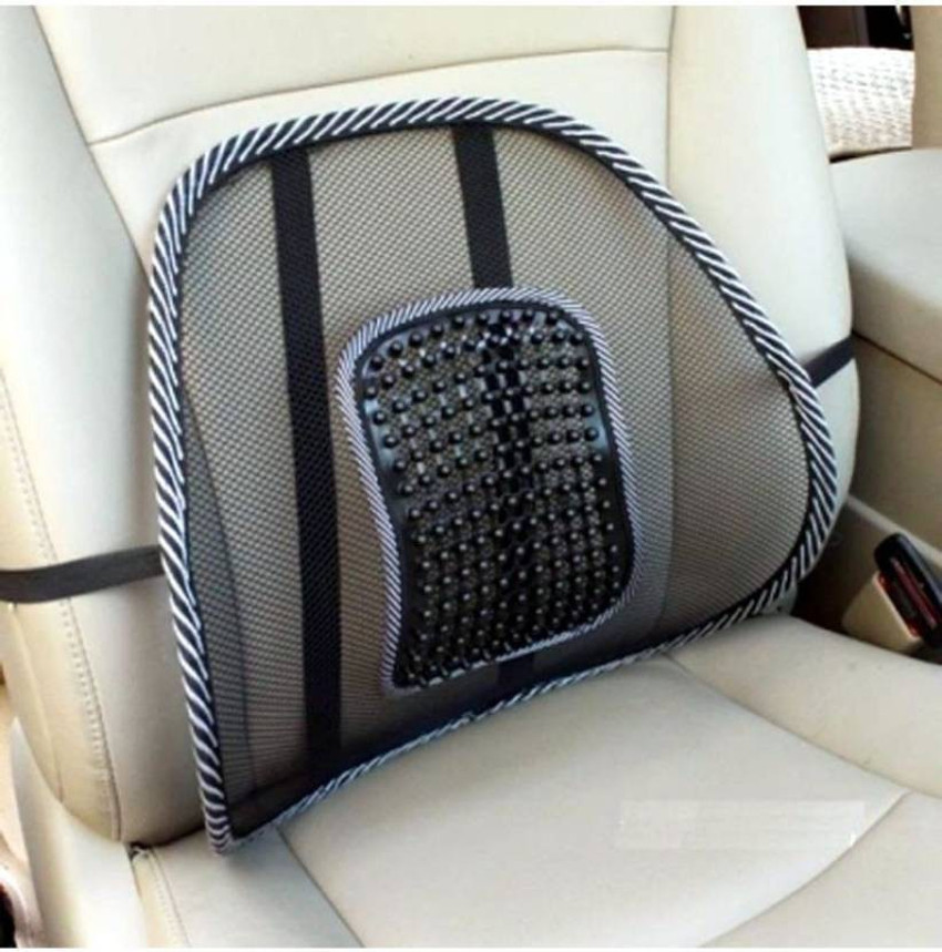 Massaging car seat cushion with lumbar support discount