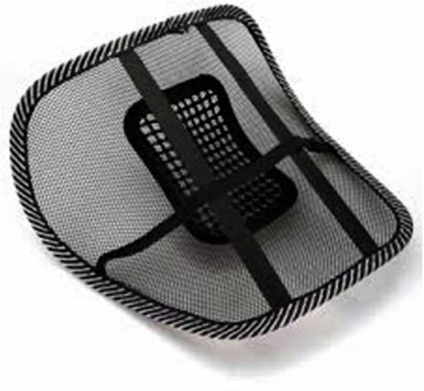 Car Seat Office Chair Massage Back Lumbar Support Mesh Ventilate Cushion  Pad Black Mesh Back Lumbar Cushion for Car Driver