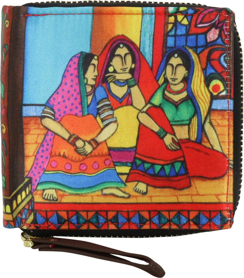 All Things Sundar Women Casual Multicolor Canvas Wallet Multicolor Price in India Flipkart