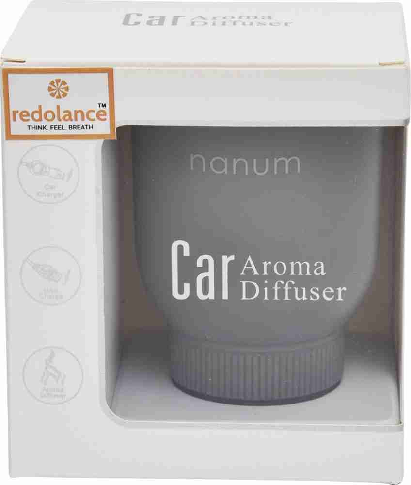 redolance CAR Perfume Oil Diffuser Grey LBH(cm) 7X7X10 with USB