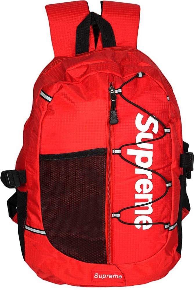 superme supreme 3 L Laptop Backpack red - Price in India