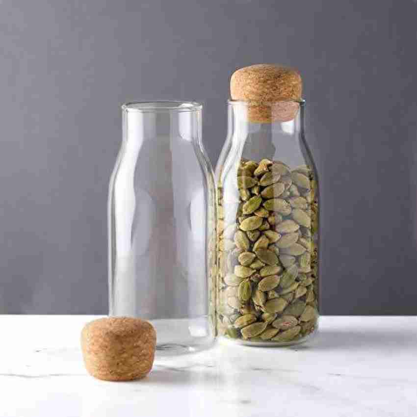 Femora Borosilicate Glass Bottle with Cork 200 ml 150 ml Bottle - Buy  Femora Borosilicate Glass Bottle with Cork 200 ml 150 ml Bottle Online at  Best Prices in India - Sports & Fitness