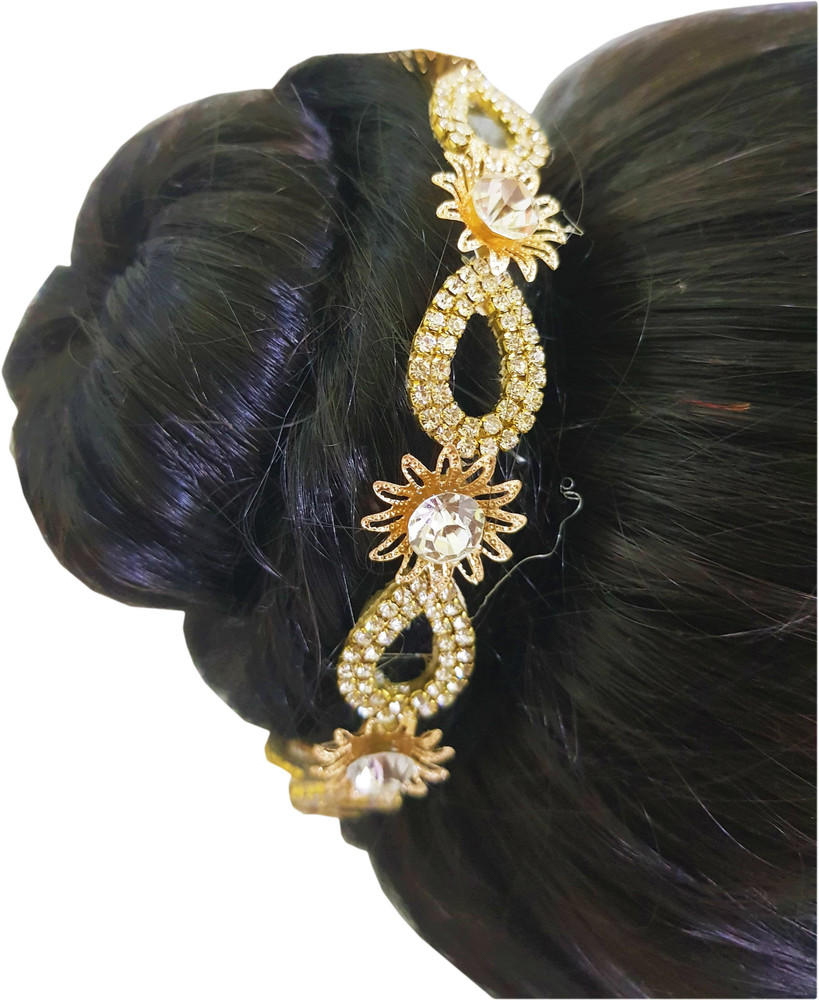 Gold colour hair accessories store