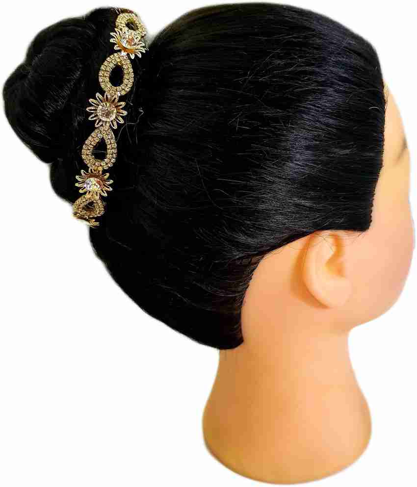 Gold colour hair accessories deals