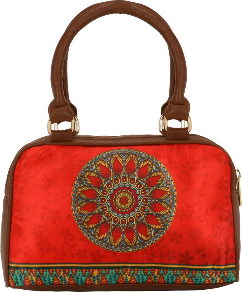 Buy All Things Sundar Women Red Hand held Bag Multicolor Online Best Price in India Flipkart