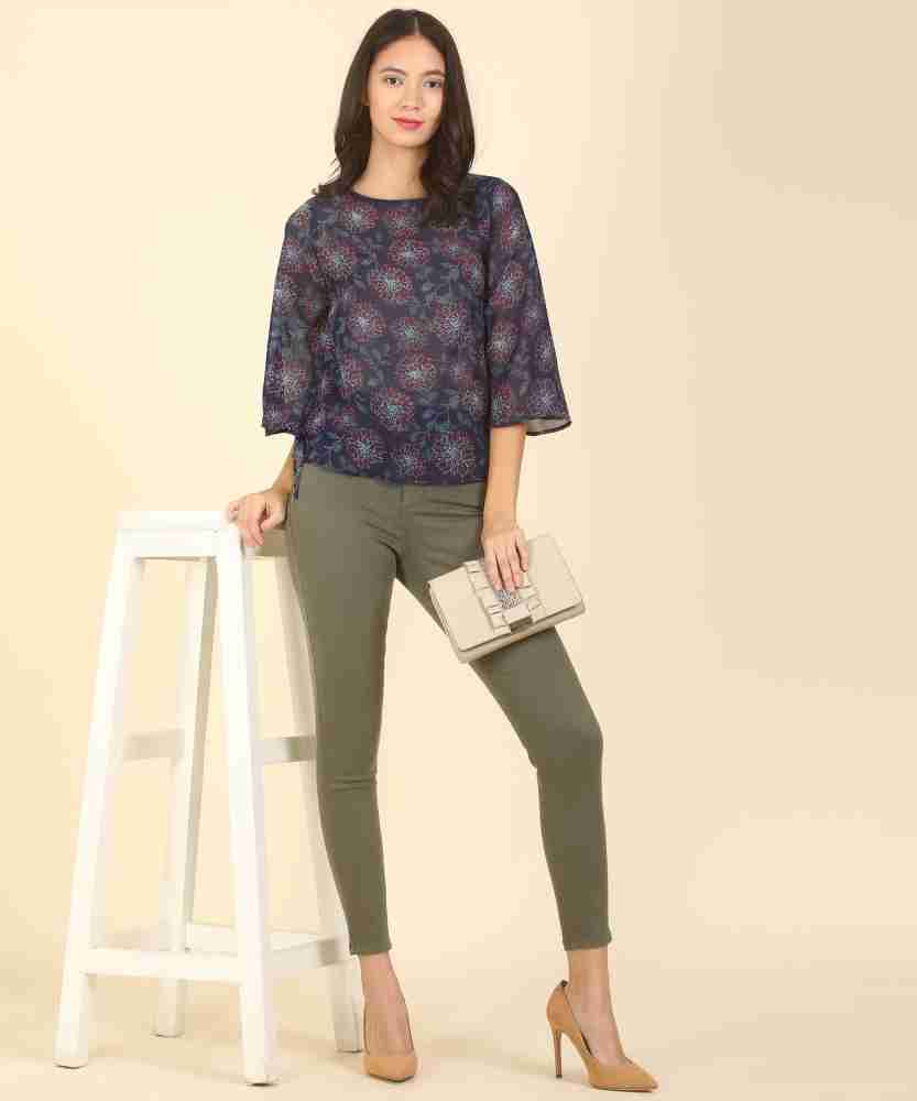 Buy marks & spencer green jeggings in India @ Limeroad