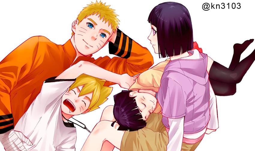 Naruto,Hinata,Boruto,Himawari[naruto Family]