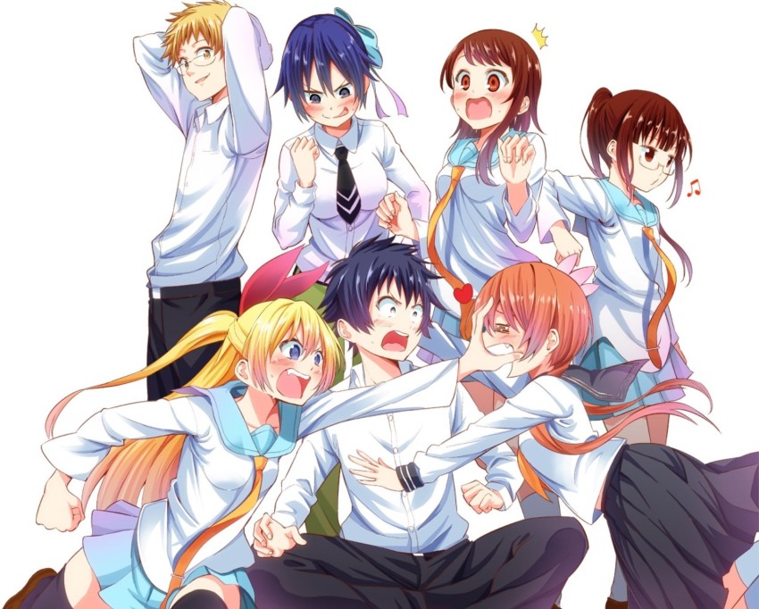 Nisekoi False Love  Anime Review  Nefarious Reviews