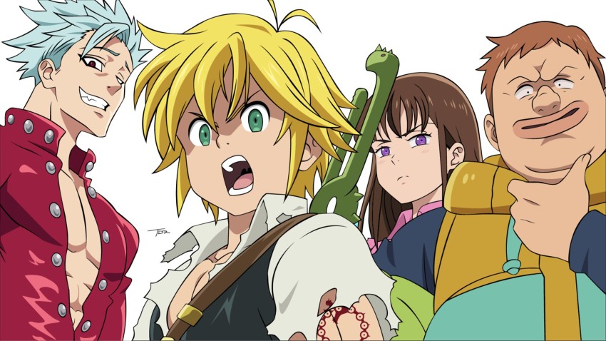 Nanatsu No Taizai Ban King Anime Poster