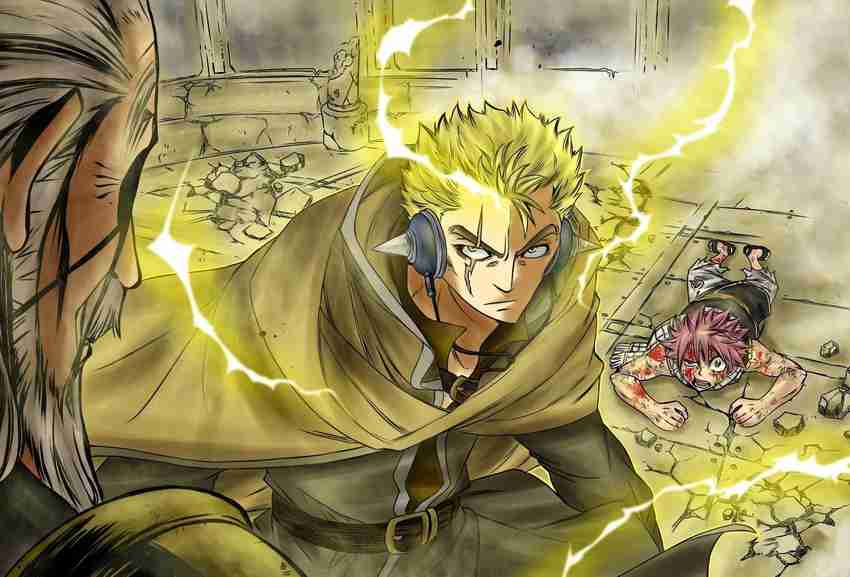 fairy tail natsu vs laxus