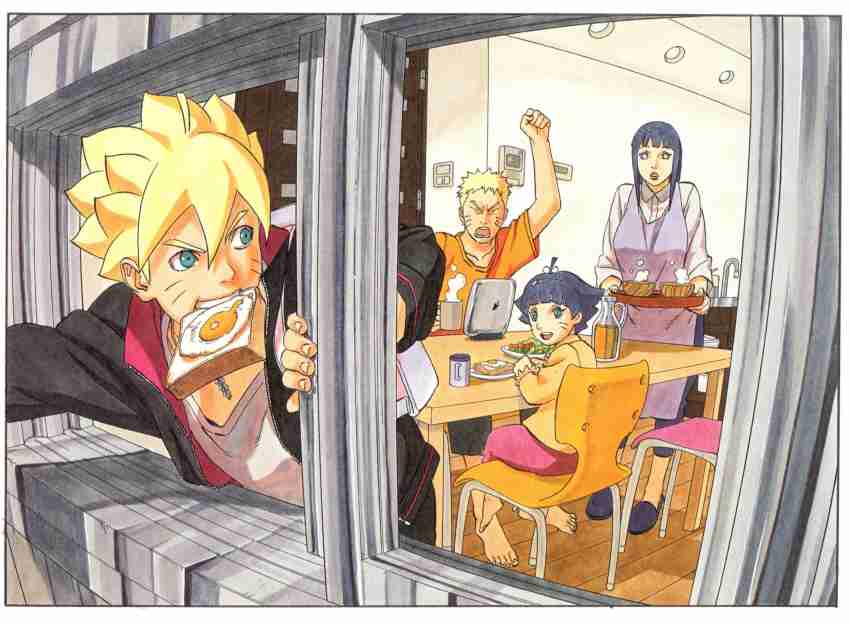 Himawari, Hinata, Naruto and Boruto Anime Boruto Naru Playmat Mat