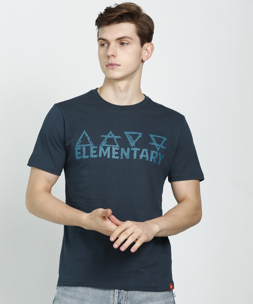 Buy Wildcraft Men Navy Printed Round Neck Mountain Graphic T Shirt
