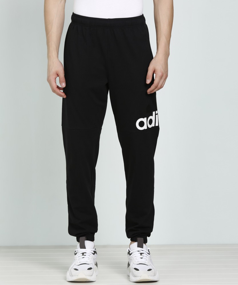 ADIDAS Solid Men Black Track Pants