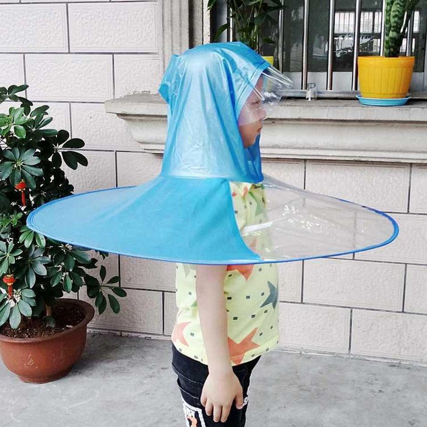 UTTARZONE Waterproof Umbrella Rain Hat Head Wear Cap Raincoat For