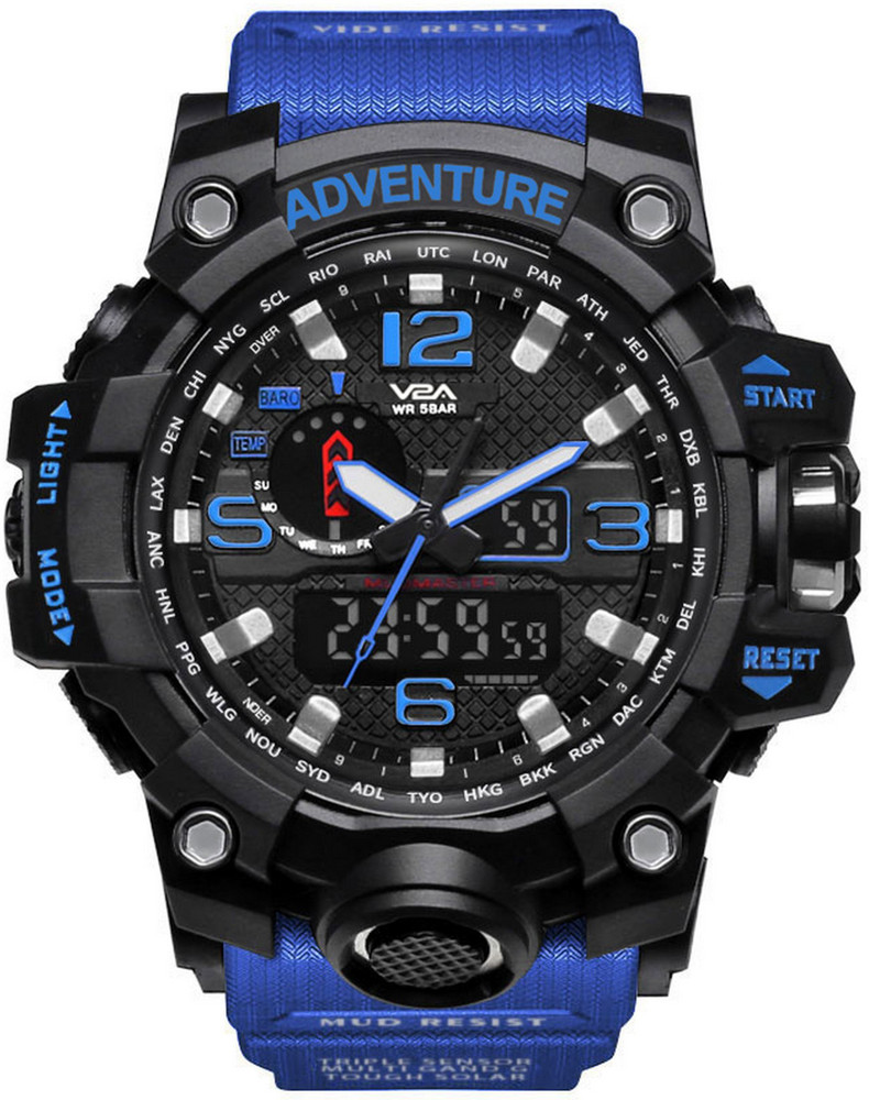 V2A Analog Digital Watch For Men Buy V2A Analog Digital Watch