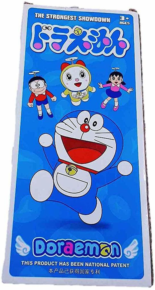 StwoN Doraemon Flying Super Hero Toy Play Set For Kids Blue